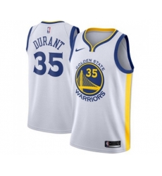 Golden State Warriors #35 Kevin Durant Swingman White Home Basketball Jersey - Association Edition