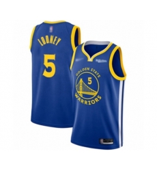 Golden State Warriors #5 Kevon Looney Swingman Royal Finished Basketball Jersey - Icon Edition