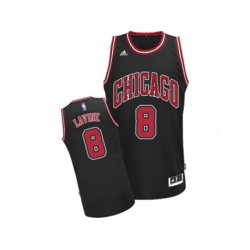 Adidas Chicago Bulls #8 Zach LaVine Swingman Black Alternate NBA Jersey Adidas Chicago Bulls #8 Zach LaVine Swingman Black Alternate NBA Jersey