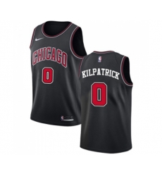 Chicago Bulls #0 Sean Kilpatrick Authentic Black Basketball Jersey Statement Edition