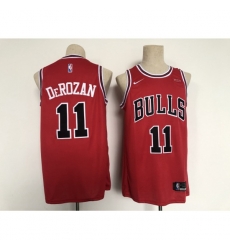 Chicago Bulls #11 DeMar DeRozan Red Stitched Basketball Jersey