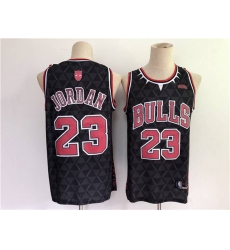Chicago Bulls #23 Michael Jordan Black Stitched NBA Jersey