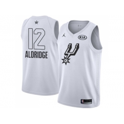 San Antonio Spurs #12 LaMarcus Aldridge White NBA Jordan Swingman 2018 All-Star Game Jersey