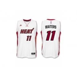 Heat #11 Dion Waiters White Stitched Swingman Jersey