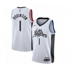 Los Angeles Clippers #1 Jerome Robinson Authentic White Basketball Jersey - 2019-20 City Edition
