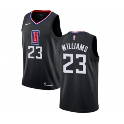 Los Angeles Clippers #23 Louis Williams Swingman Black Alternate NBA Jersey Statement Edition