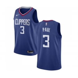 Los Angeles Clippers #3 Chris Paul Swingman Blue Road NBA Jersey - Icon Edition