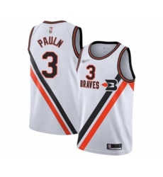 Los Angeles Clippers #3 Chris Paul Swingman White Hardwood Classics Finished Basketball Jersey