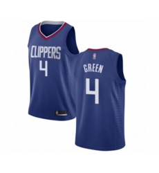 Los Angeles Clippers #4 JaMychal Green Swingman Blue Basketball Jersey - Icon Edition