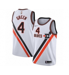 Los Angeles Clippers #4 JaMychal Green Swingman White Hardwood Classics Finished Basketball Jersey