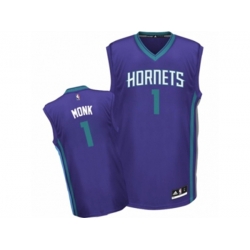 Charlotte Hornets #1 Malik Monk Swingman Purple Alternate NBA Jersey