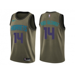 Charlotte Hornets #14 Michael Kidd-Gilchrist Green Salute to Service NBA Swingman Jersey
