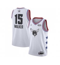 Charlotte Hornets #15 Kemba Walker Swingman White 2019 All-Star Game Basketball Jersey