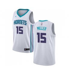 Charlotte Hornets #15 Percy Miller Authentic White Basketball Jersey - Association Edition