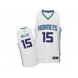 Charlotte Hornets #15 Percy Miller Authentic White Home NBA Jersey