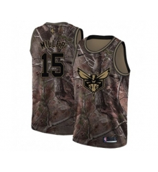Charlotte Hornets #15 Percy Miller Swingman Camo Realtree Collection NBA Jersey
