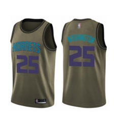 Charlotte Hornets #25 PJ Washington Swingman Green Salute to Service Basketball Jersey Charlotte Hornets #25 PJ Washington Swingman Green Salute to Service Basketball Jersey
