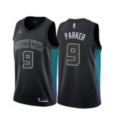 Charlotte Hornets #9 Tony Parker Swingman Black NBA Jersey - City Edition