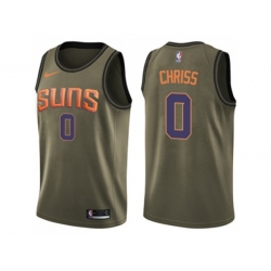 Phoenix Suns #0 Marquese Chriss Green Salute to Service NBA Swingman Jersey Phoenix Suns #0 Marquese Chriss Green Salute to Service NBA Swingman Jersey