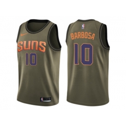 Phoenix Suns #10 Leandro Barbosa Green Salute to Service NBA Swingman Jersey Phoenix Suns #10 Leandro Barbosa Green Salute to Service NBA Swingman Jersey
