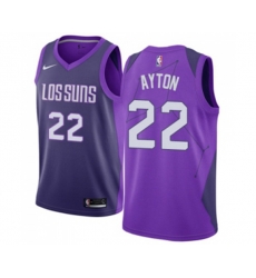 Phoenix Suns #22 Deandre Ayton Swingman Purple NBA Jersey - City Edition