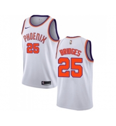 Phoenix Suns #25 Mikal Bridges Swingman White Basketball Jersey - Association Edition