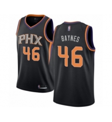 Phoenix Suns #46 Aron Baynes Swingman Black Basketball Jersey Statement Edition