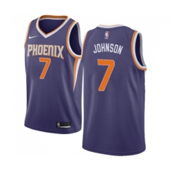 Phoenix Suns #7 Kevin Johnson Swingman Purple Road NBA Jersey - Icon Edition