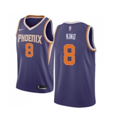 Phoenix Suns #8 George King Swingman Purple Basketball Jersey - Icon Edition