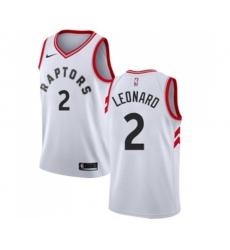 Toronto Raptors #2 Kawhi Leonard Swingman White NBA Jersey - Association Edition