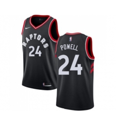 Toronto Raptors #24 Norman Powell Swingman Black Alternate NBA Jersey Statement Edition