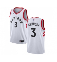 Toronto Raptors #3 OG Anunoby Swingman White NBA Jersey - Association Edition