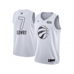 Toronto Raptors #7 Kyle Lowry White NBA Jordan Swingman 2018 All-Star Game Jersey