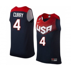 Nike Team USA #4 Stephen Curry Authentic Navy Blue 2014 Dream Team Basketball Jersey Nike Team USA #4 Stephen Curry Authentic Navy Blue 2014 Dream Team Basketball Jersey