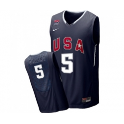 Nike Team USA #5 Kevin Durant Swingman Navy Blue 2010 World Basketball Tournament Jersey Nike Team USA #5 Kevin Durant Swingman Navy Blue 2010 World Basketball Tournament Jersey