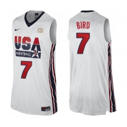 Nike Team USA #7 Larry Bird Swingman White 2012 Olympic Retro Basketball Jersey Nike Team USA #7 Larry Bird Swingman White 2012 Olympic Retro Basketball Jersey