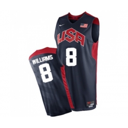 Nike Team USA #8 Deron Williams Swingman Navy Blue 2012 Olympics Basketball Jersey Nike Team USA #8 Deron Williams Swingman Navy Blue 2012 Olympics Basketball Jersey