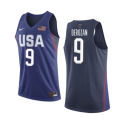 Nike Team USA #9 DeMar DeRozan Authentic Navy Blue 2016 Olympics Basketball Jersey Nike Team USA #9 DeMar DeRozan Authentic Navy Blue 2016 Olympics Basketball Jersey