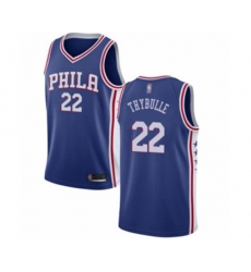 Philadelphia 76ers #22 Mattise Thybulle Swingman Blue Basketball Jersey - Icon Edition