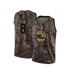 Philadelphia 76ers #8 Zhaire Smith Swingman Camo Realtree Collection Basketball Jersey