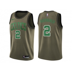 Boston Celtics #2 Red Auerbach Green Salute to Service NBA Swingman Jersey