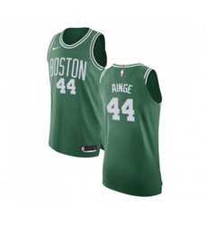 Boston Celtics #44 Danny Ainge Authentic Green(White No.) Road Basketball Jersey - Icon Edition