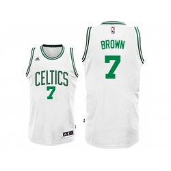 Boston Celtics #7 Jaylen Brown White Home Swingman Jersey