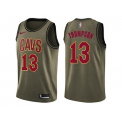 Cleveland Cavaliers #13 Tristan Thompson Green Salute to Service NBA Swingman Jersey Cleveland Cavaliers #13 Tristan Thompson Green Salute to Service NBA Swingman Jersey