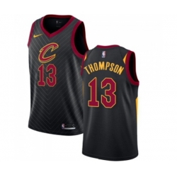 Cleveland Cavaliers #13 Tristan Thompson Swingman Black Alternate NBA Jersey Statement Edition