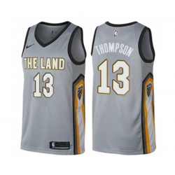Cleveland Cavaliers #13 Tristan Thompson Swingman Gray NBA Jersey - City Edition