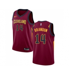 Cleveland Cavaliers #14 Terrell Brandon Swingman Maroon Road NBA Jersey - Icon Edition
