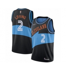 Cleveland Cavaliers #2 Kyrie Irving Swingman Black Hardwood Classics Finished Basketball Jersey
