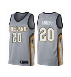 Cleveland Cavaliers #20 Brandon Knight Swingman Gray Basketball Jersey - City Edition