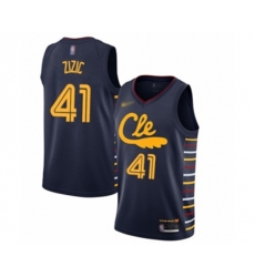 Cleveland Cavaliers #41 Ante Zizic Swingman Navy Basketball Jersey - 2019-20 City Edition